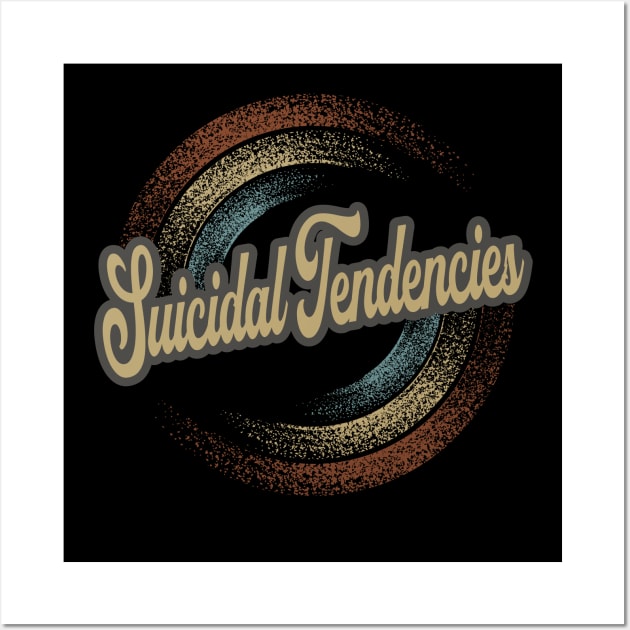 Suicidal Tendencies Circular Fade Wall Art by anotherquicksand